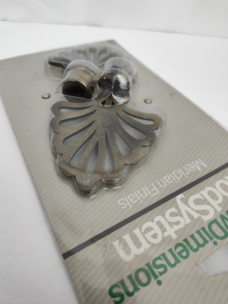 New Window Dimensions Bronze - Brass Meridian Finials End Caps
