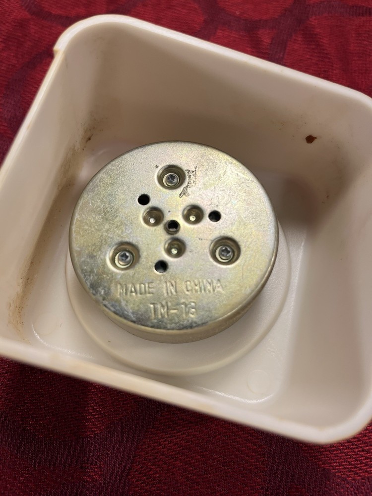 Farberware 60 Minute Manual Kitchen Timer TM-13 White Dial Works Tested -- 8881