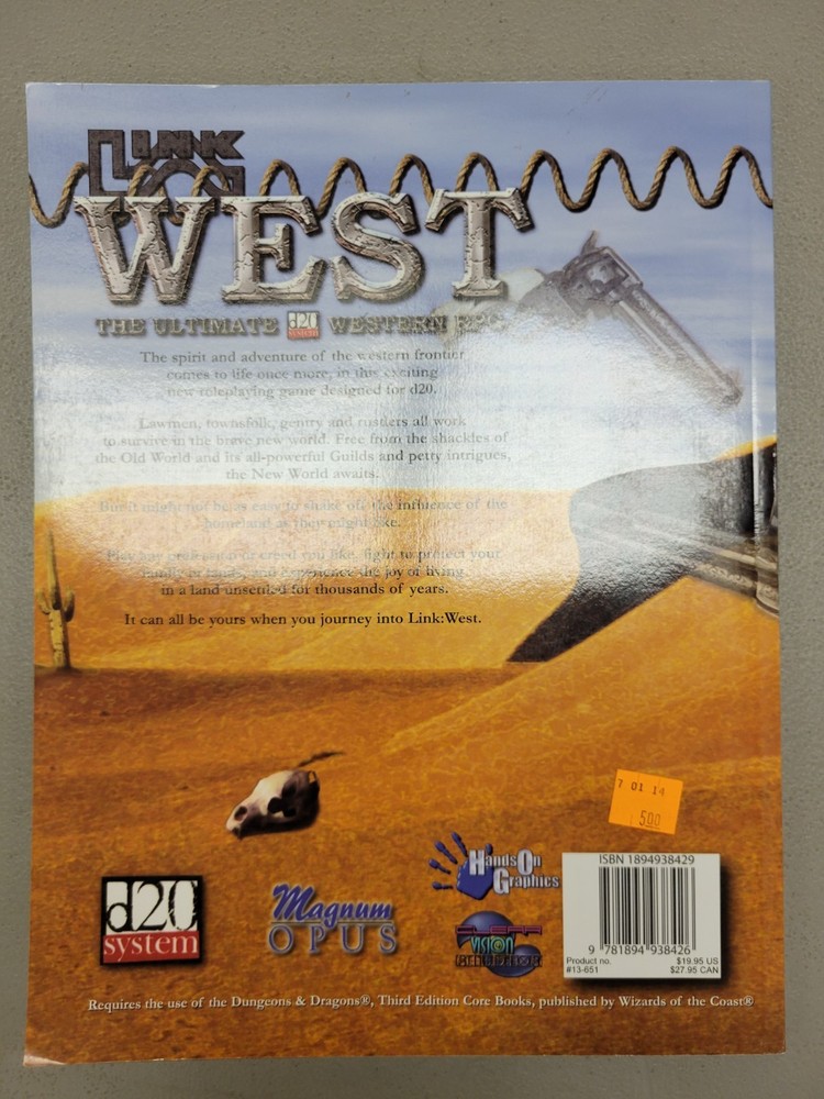 Link West Ultimate Western RPG Paperback