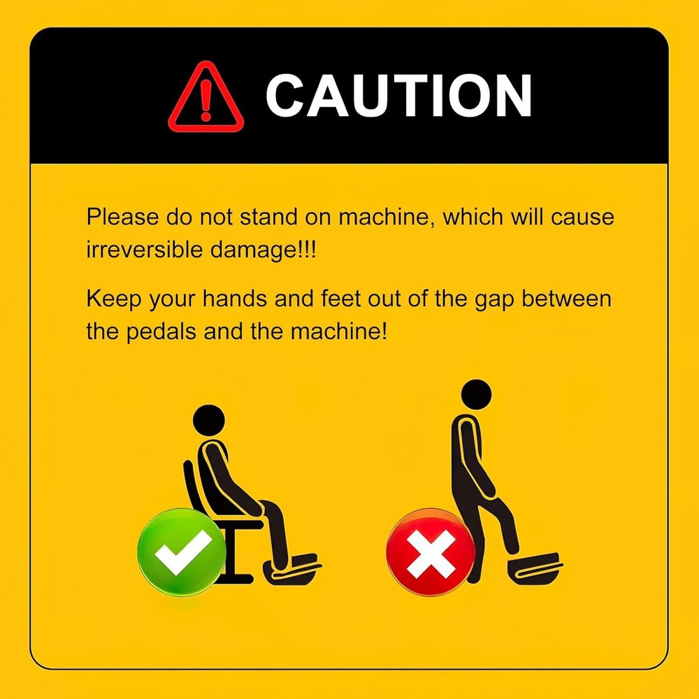Under Desk Elliptical 12 Speed 5 Modes Mini Motorized Leg Exerciser