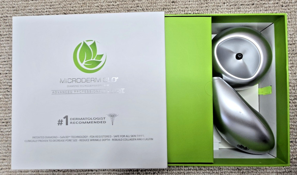 Microderm GLO Diamond Microdermabrasion Machine and Suction Tool OPEN/TESTED