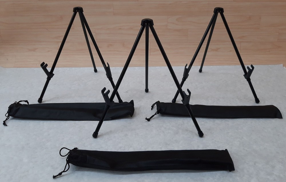 Magicfly Tabletop Instant Display Easel 3 Pack Adjustable 14" Black MF7006-US