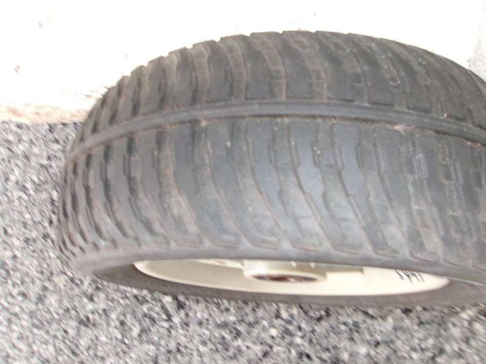 9 X 3 Front Wheel 3 Spoke Silver Rim # 5445