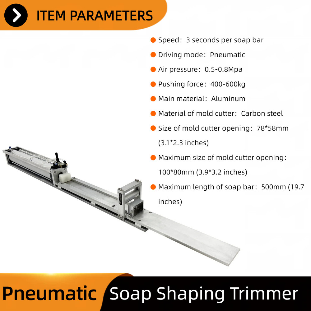 Pneumatic Soap Shaping Machine Custom Mold Replaceable Soap Manufacturing Tool