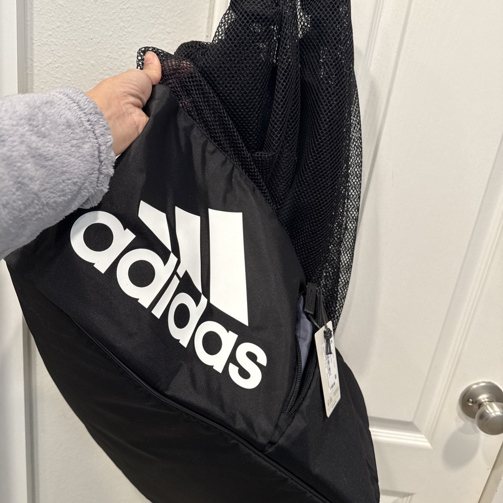 🏐🏀🎾Adidas Stadium Ball Bag Black White ⚽️🏈🥎