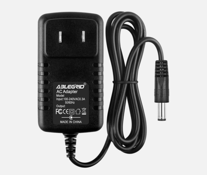 AC/DC Adapter Replacement for iKaraoke KS213B-BT  Bluetooth CD&G Karaoke System