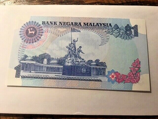 1981 Malaysia 1 Ringgit Bank Note CU #16654