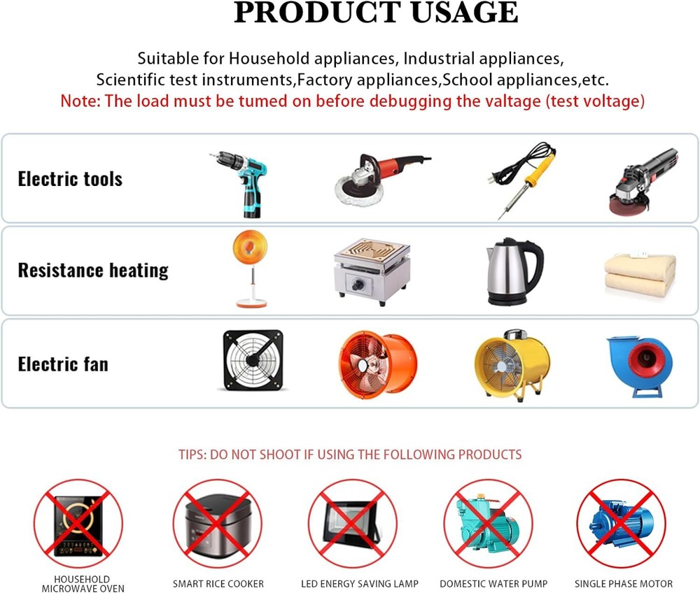 4000W AC Motor Speed Controller 110-120V 15A Voltage Regulator Variable Switch