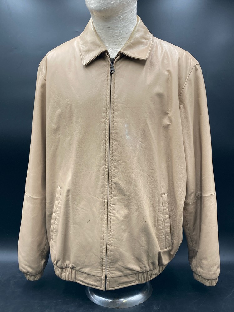 Preston & York Genuine Leather Jacket, L