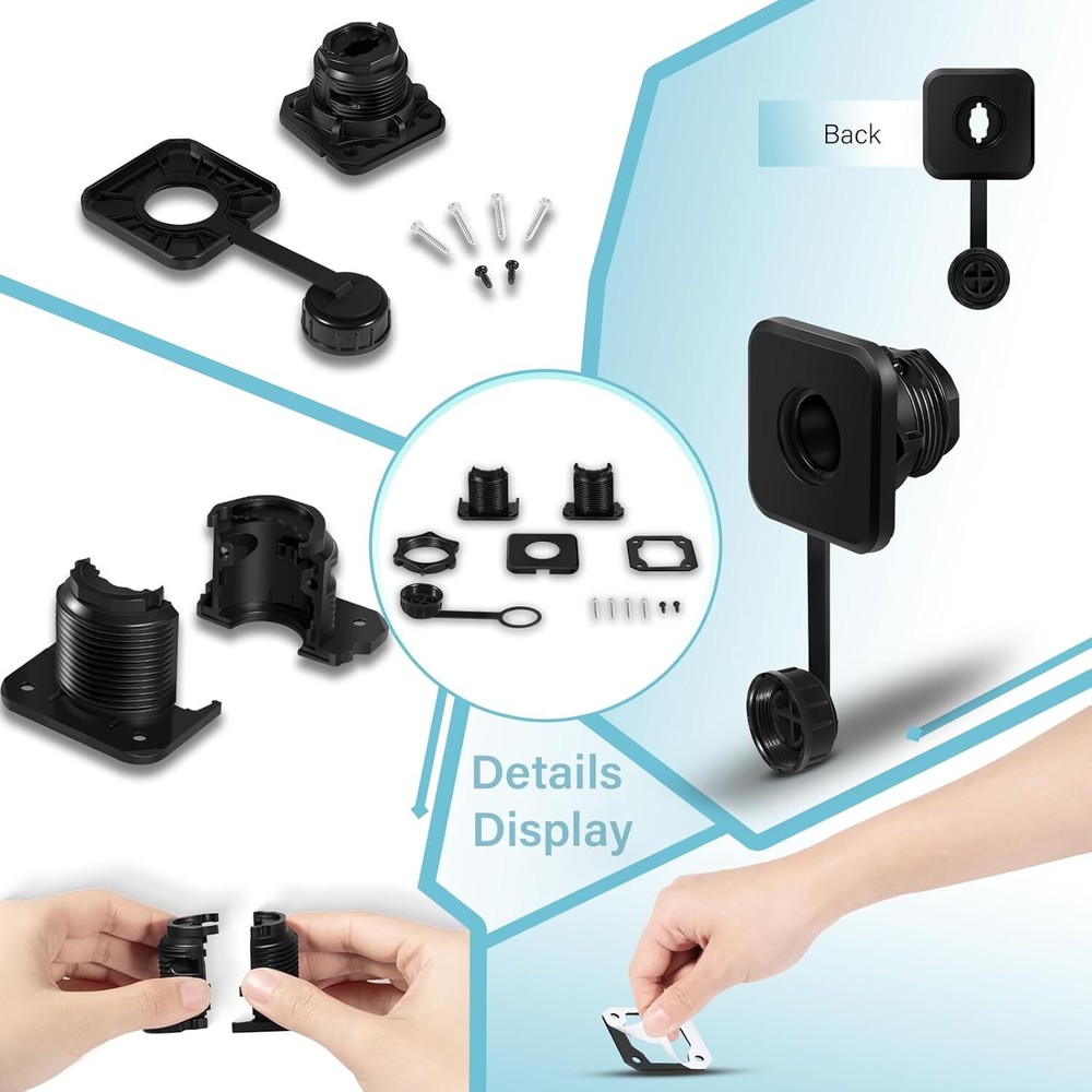 for LiveScope™ Bulkhead Connector Kit | Fish Finder Sonar System