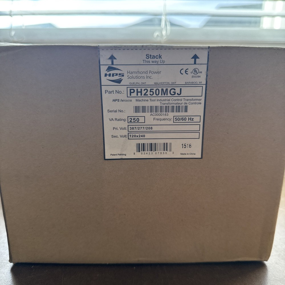 Hammond PH250MGJ Control Transformer