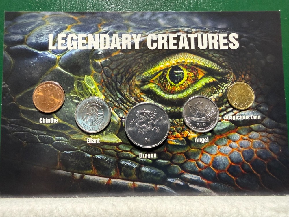 The five - five coins, one topic - Legendary Creatures