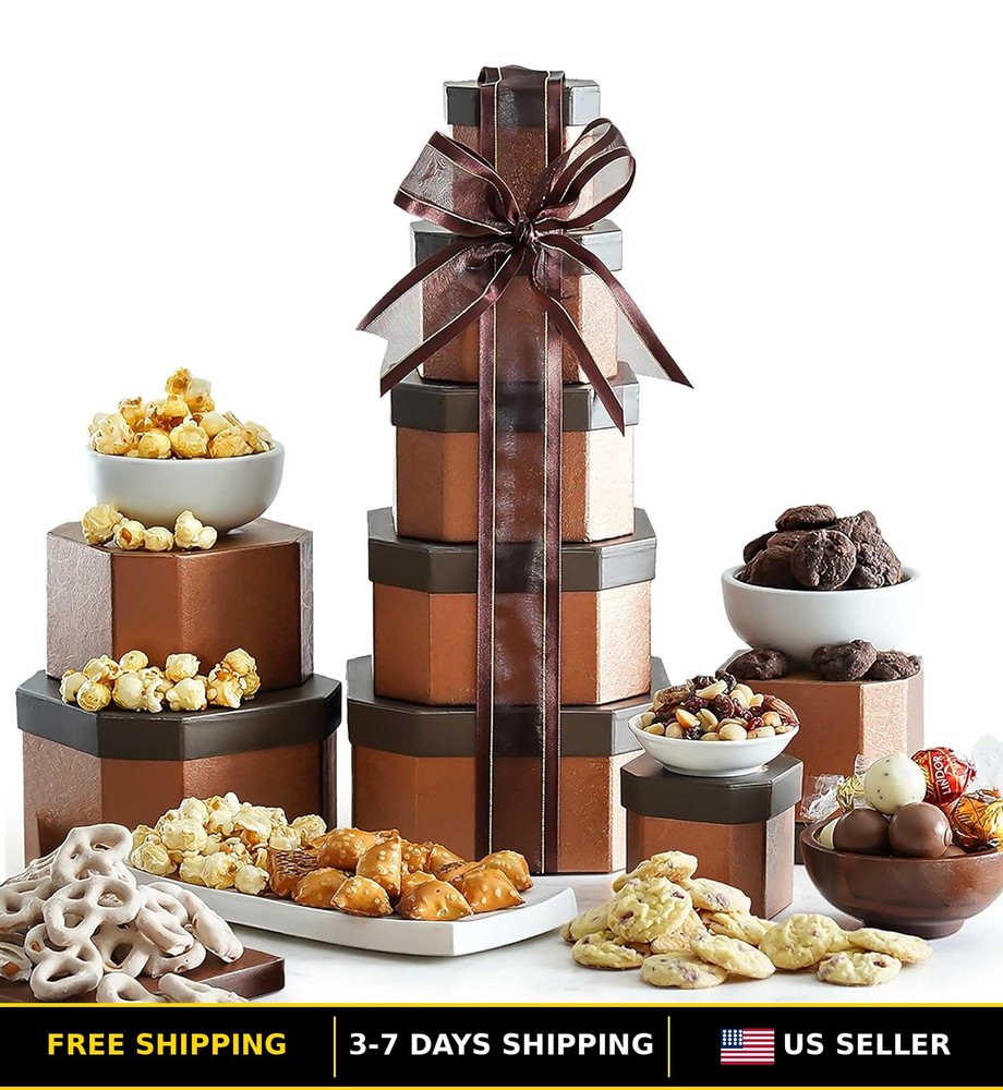Kosher Gourmet Easter Gift Basket with Snacks and Chocolates