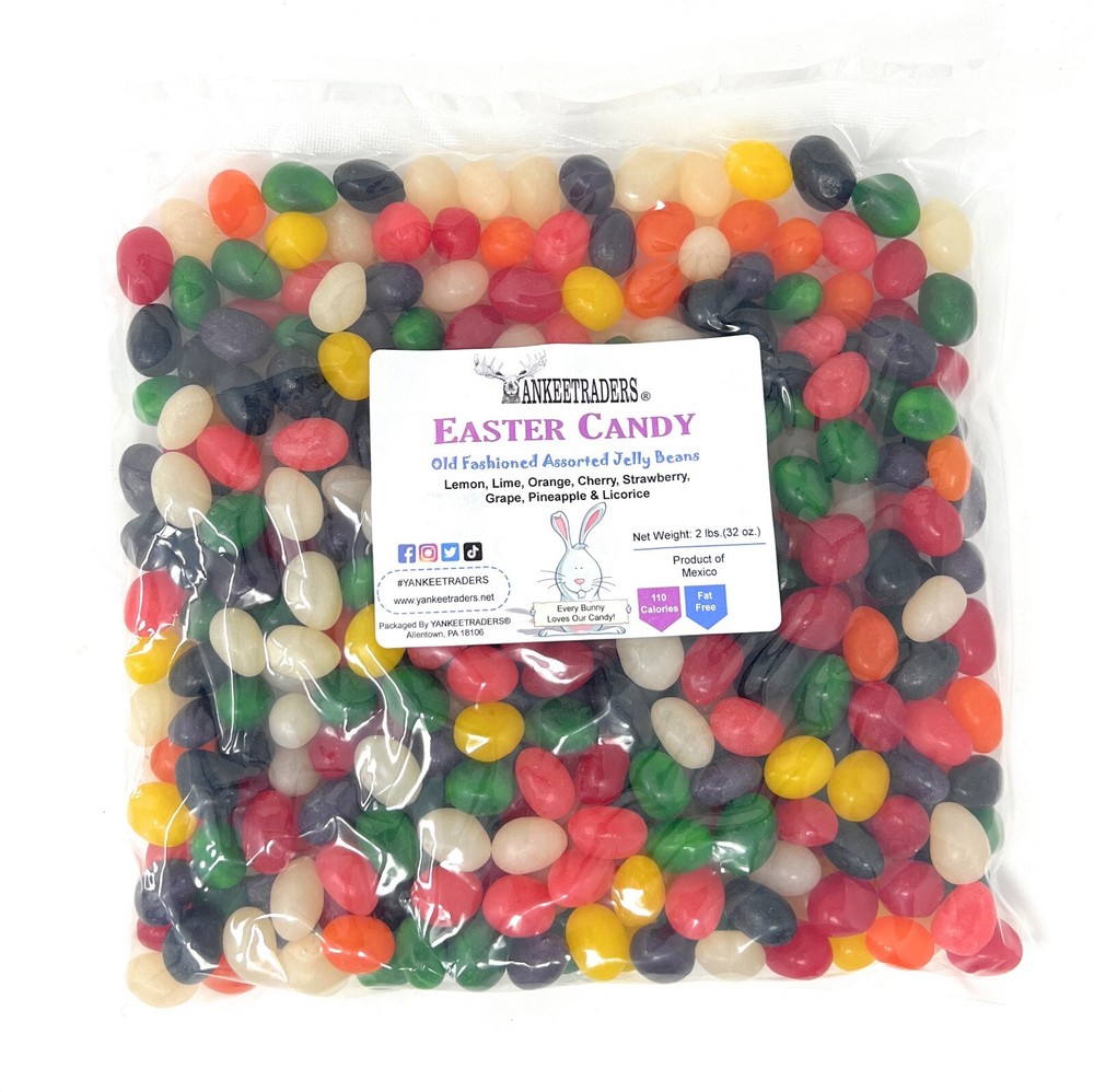 YANKEETRADERS® Assorted Flavored Jelly Beans, Spring, Easter, Bulk Sizes