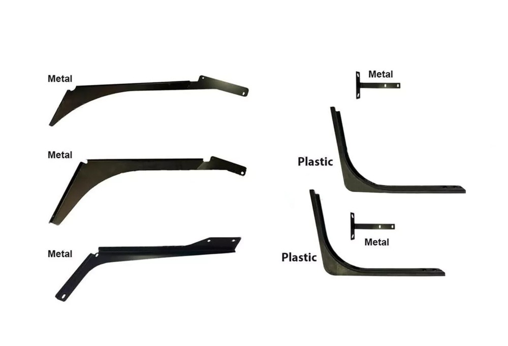 Lower &Upper Cab Wind Fairings Set Left Compatible with Volvo VNL 2004-2017