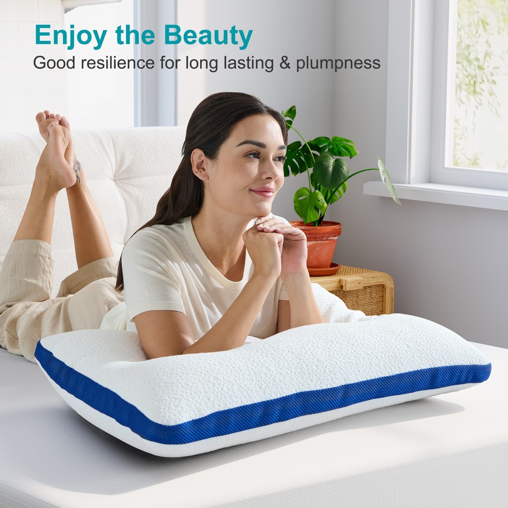 Twirest Queen Pillow Down Alternative Fill Hotel Grade Soft Support
