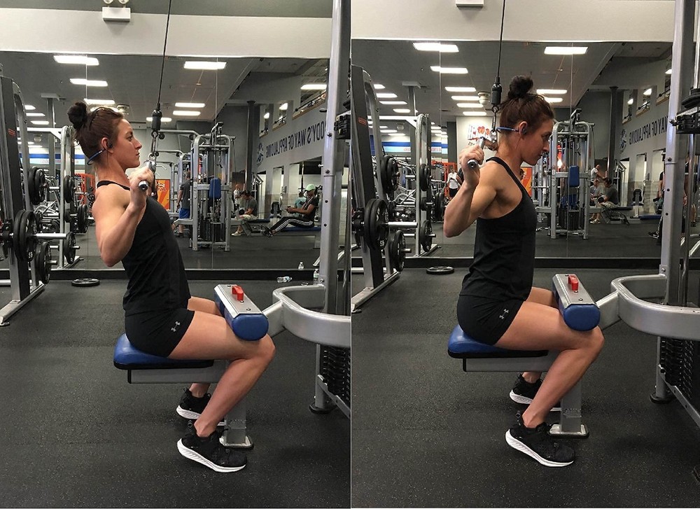 LAT Pull Down Bar/Tricep Press Down Bar/Curl Pull Down Bar Multi-Exerciser Ca...