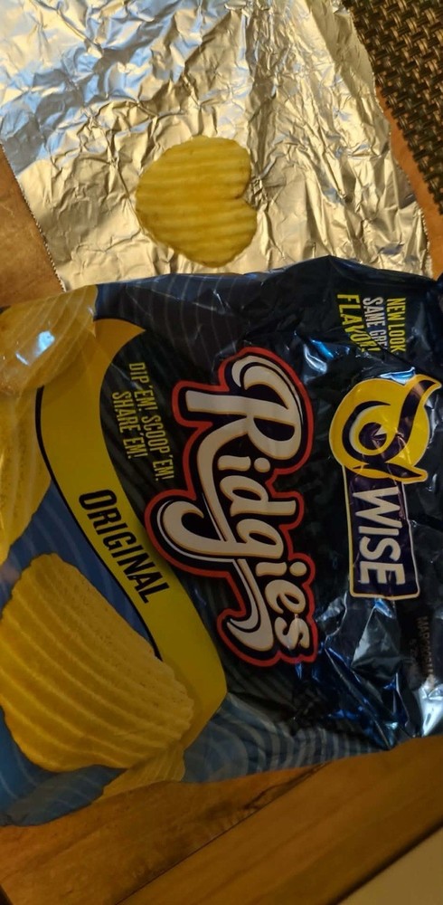 Heart Shaped Wise Ripple Chip. - RARE