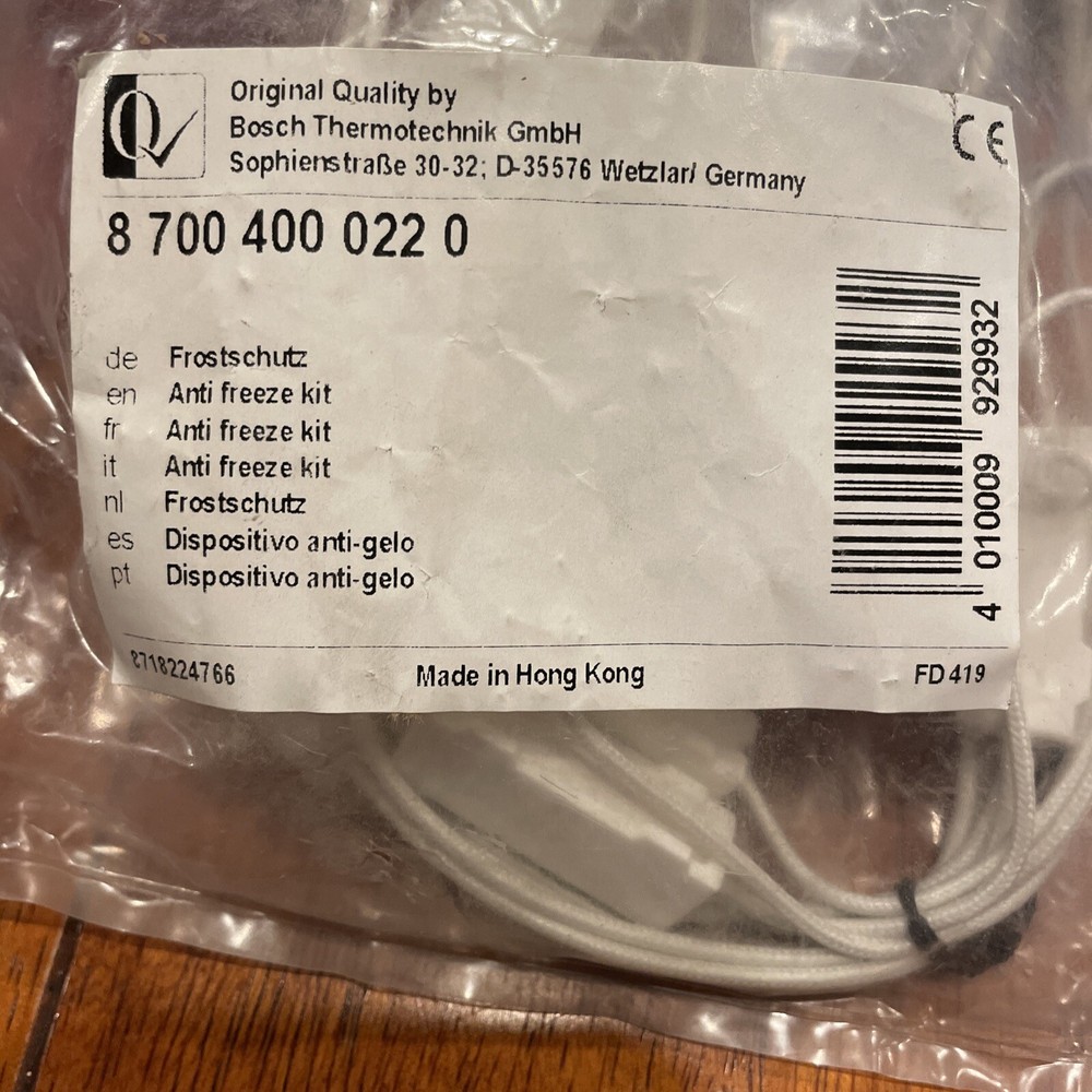 Bosch 87004000220 Anti freeze kit freeze protection kit PG49/51