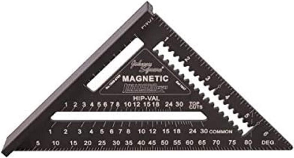 Johnson Level & Tool 1959-0700 Magnetic Johnny Square Professional Easy-Read