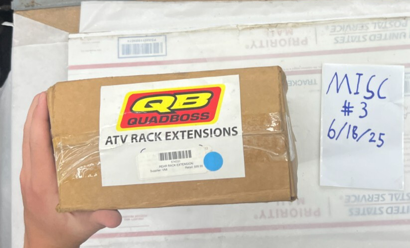 Quad Boss Adjustable Front Rack Extension 574329