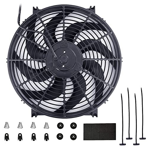 14 Inch Universal Radiator Fan High Performance Push/Pull 12V with 14" Curved