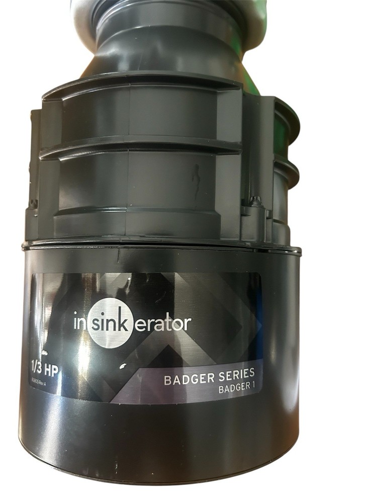 InSinkErator Badger 1 Food Waste Disposer - 1/3 HP - New In Box