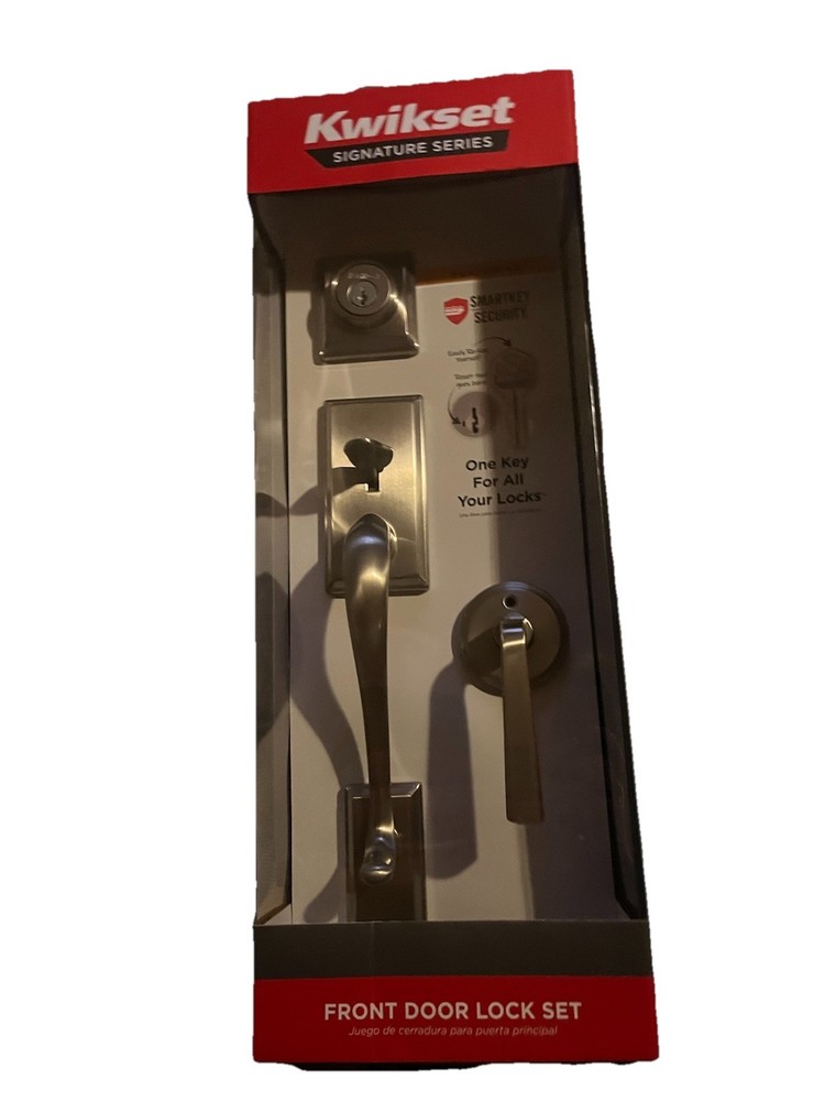 Kwikset Hawthorne Handleset, Front Door Lock Set