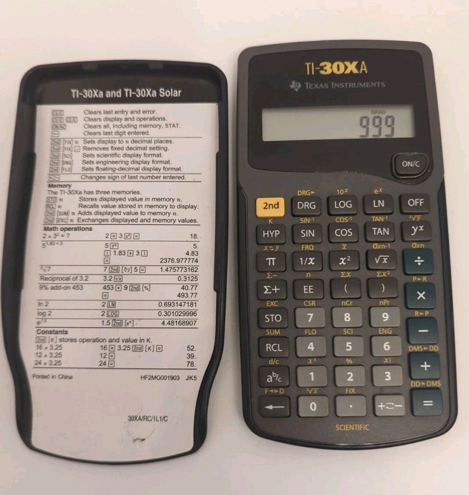 Texas Instruments TI-30Xa Scientific Calculator