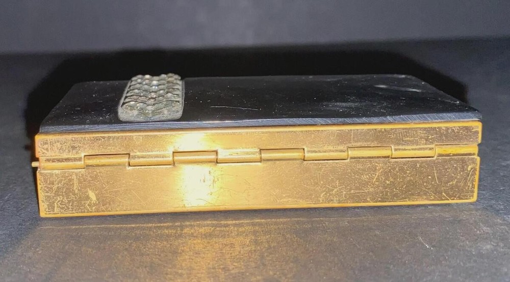 Rhinestone and Pearlescent Cigarette Case