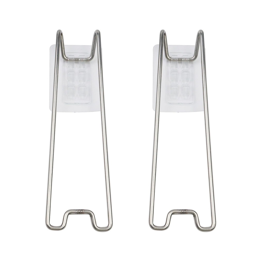 5-Pack Adhesive Metal Easel Stand for Picture Frames - Tabletop Display Stand...