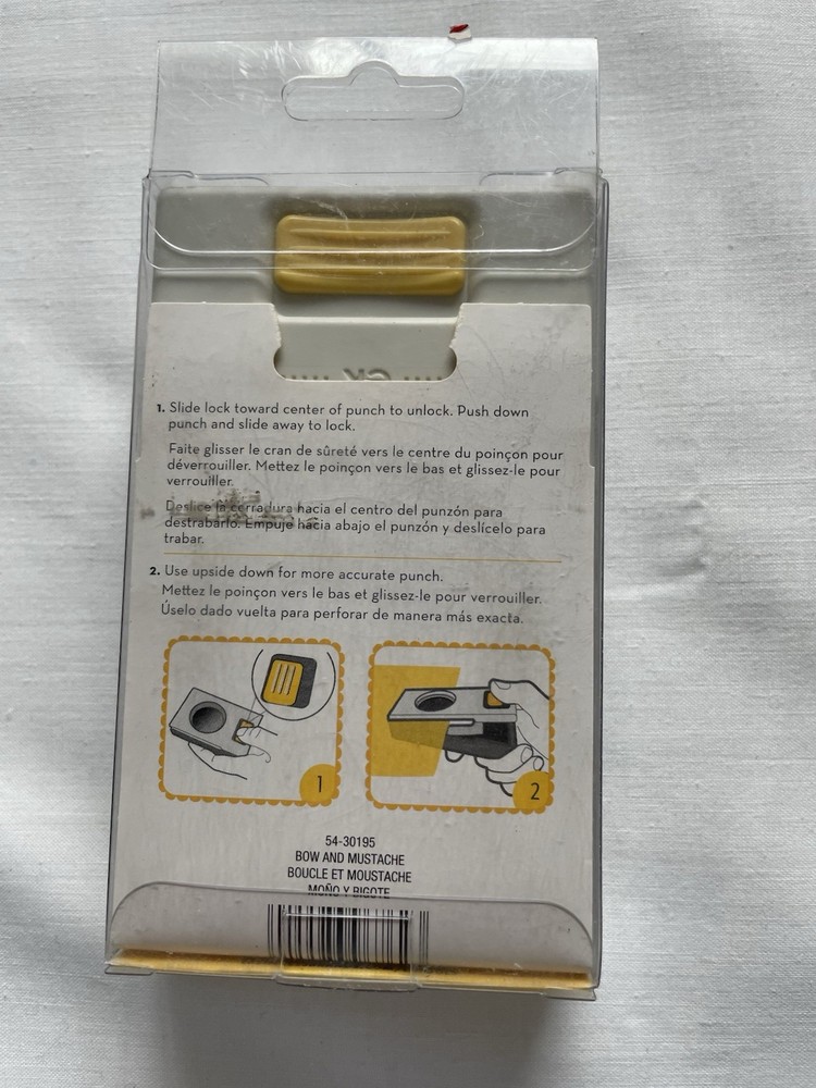 EK Tools “Bow & Mustache” Large Paper Punch