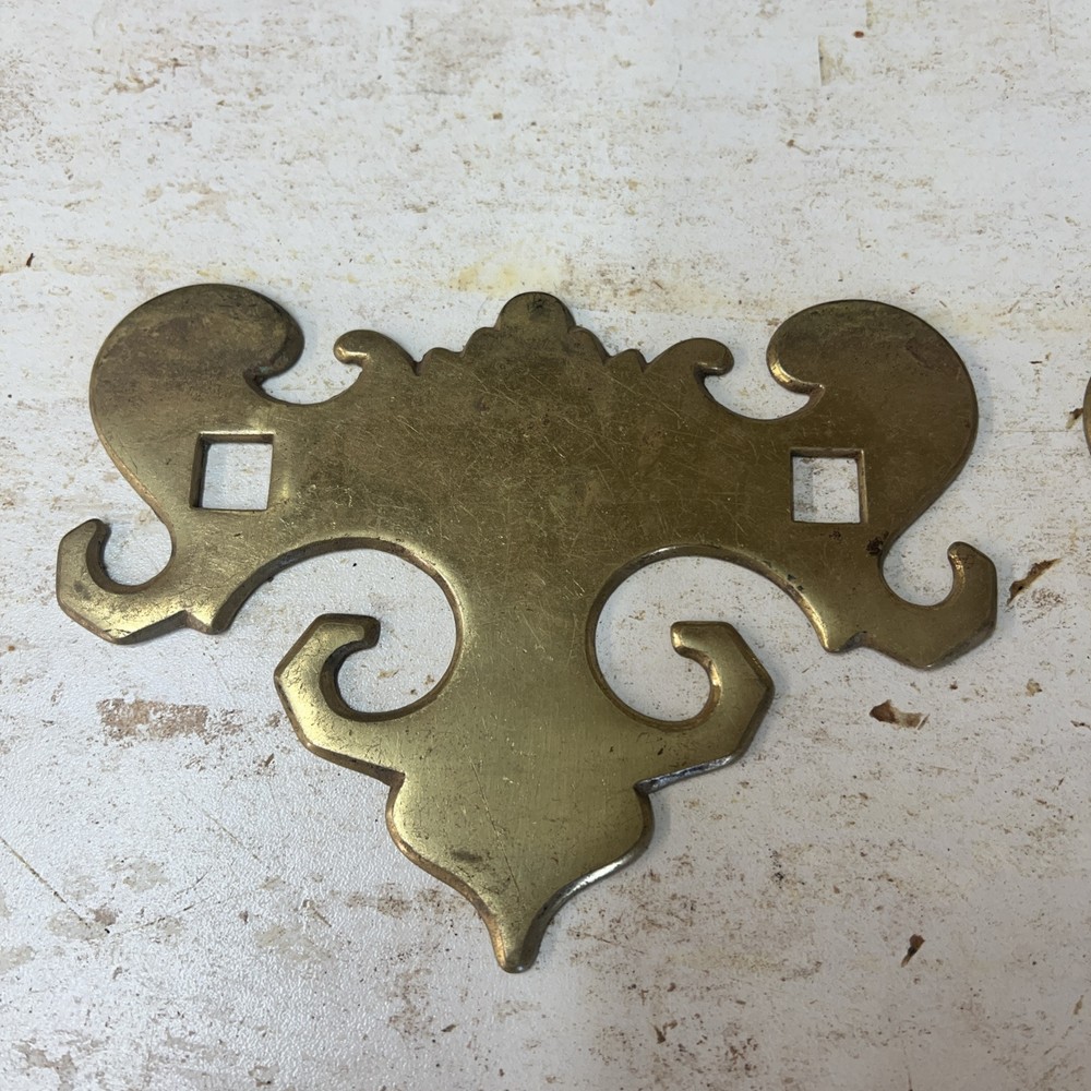 Two Enormous Chippendale Backplates