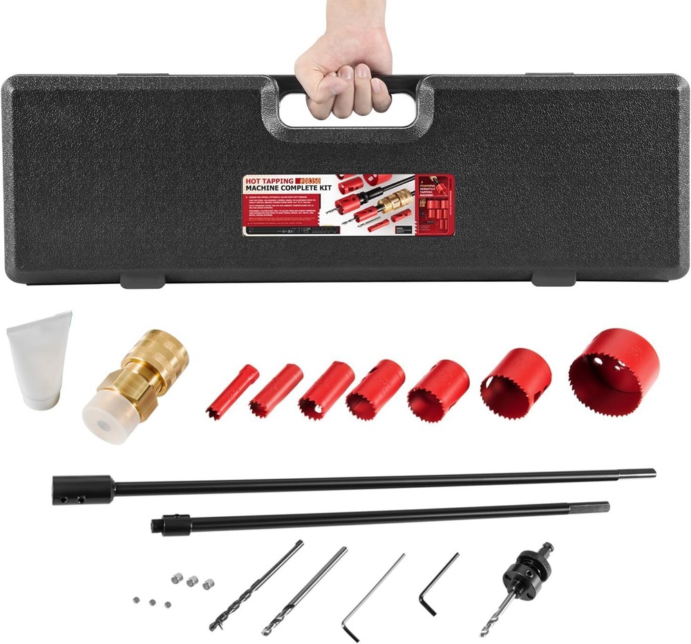 08350 DM3MECH Mechanical Hot Tapping Machine Complete Kit for NPT