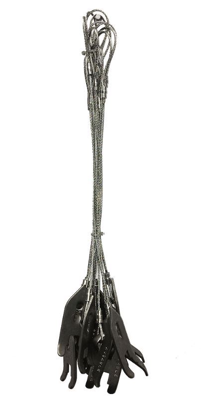 AuSable Brand Earth Anchor Cable Stakes with Cable - 6 Pack