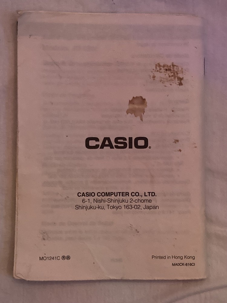 Vintage Casio JD-3500 Message Sender Diary, 90s Electronic Handheld Working