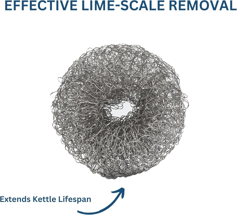 Chef Aid Silver Kettle Descaler - Efficient Stainless Steel Limescale Solution