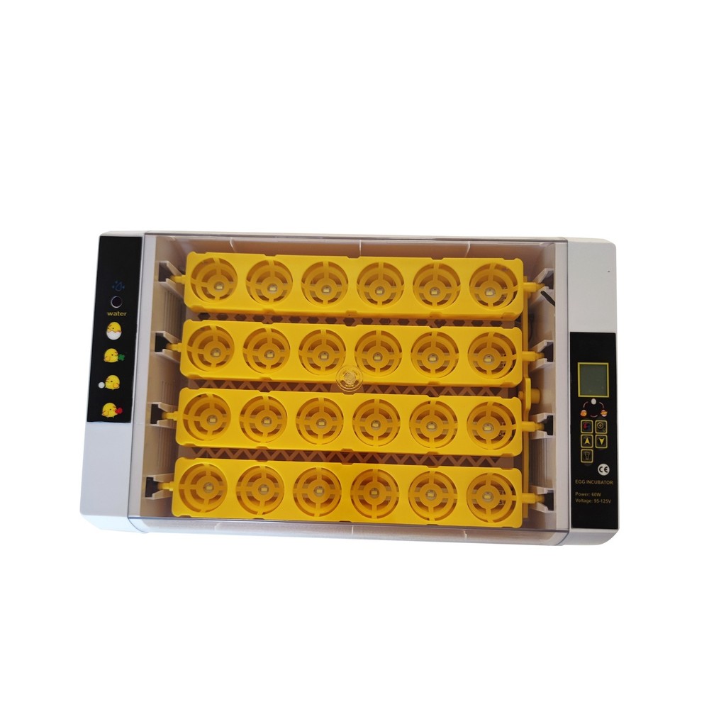 110V 24 Eggs Automatic Egg Incubator with Automatic Egg Turning
