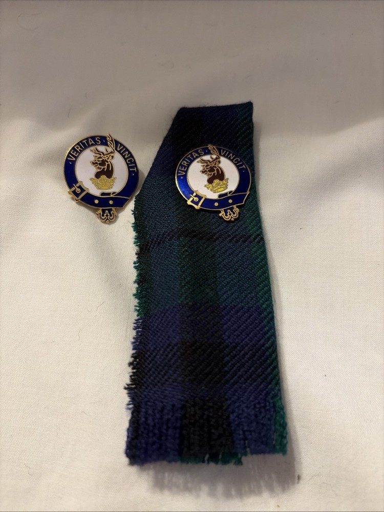 2 Veritas Vincit Scottish Enamel Lapel Pins