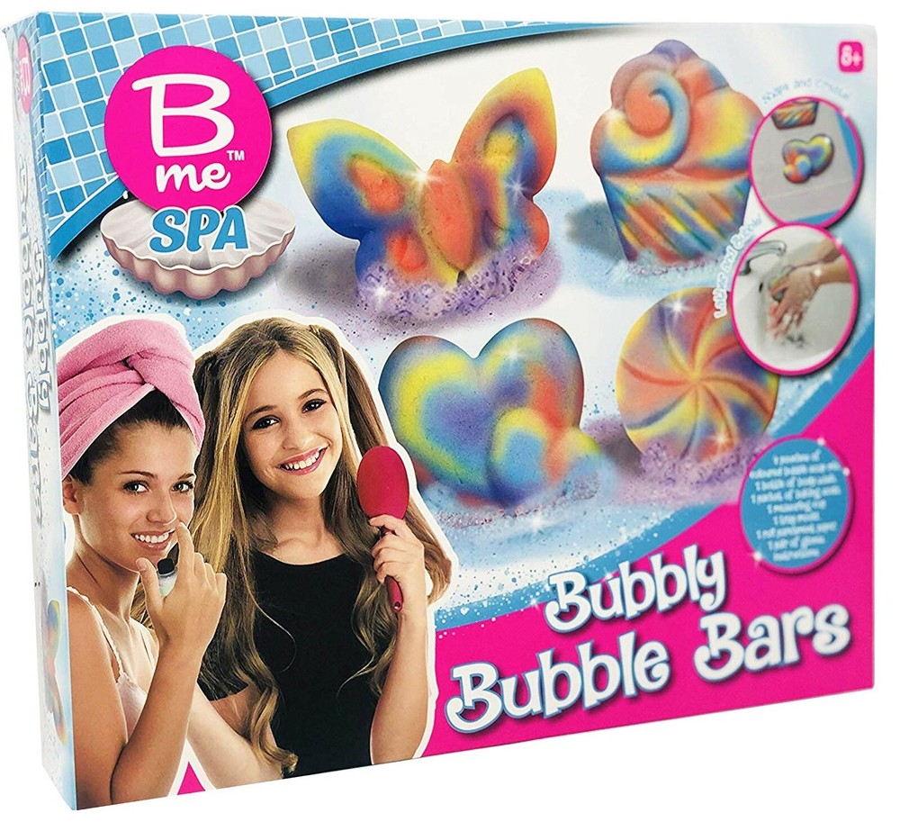 B me Spa Bubbly Bubble Bars Soap Bars~Shape & Create Make Your Own Soap Ages 8+
