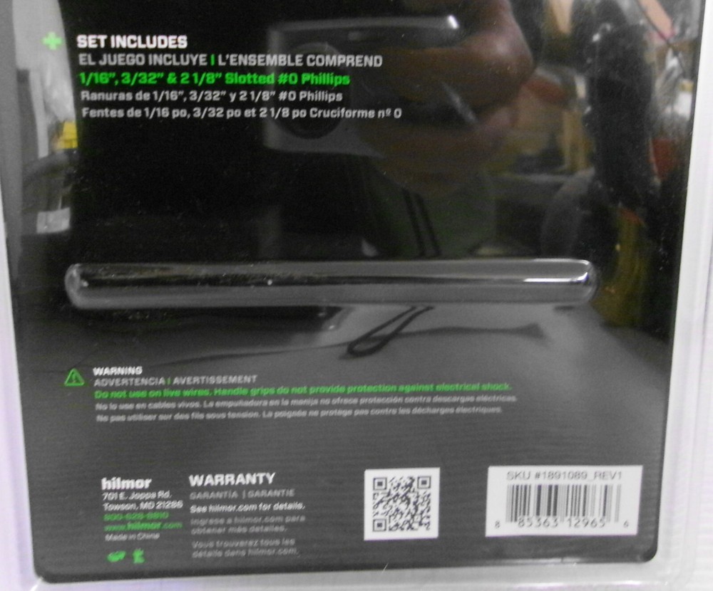 Hilmor 1891089_REV1 5PC Precision Screwdriver Set