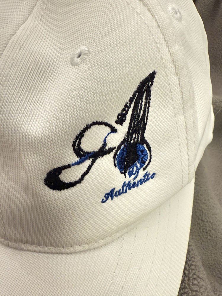 Port Authority Baseball Cap Hat Adjustable White - No Idea What This Is