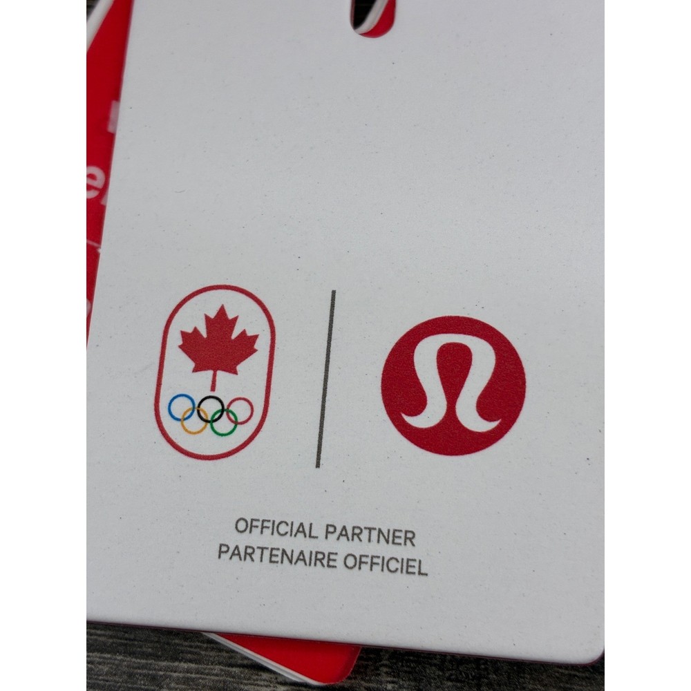 Lululemon Team Canada Baller Hat Soft Red Olympic Baseball Cap Adjustable