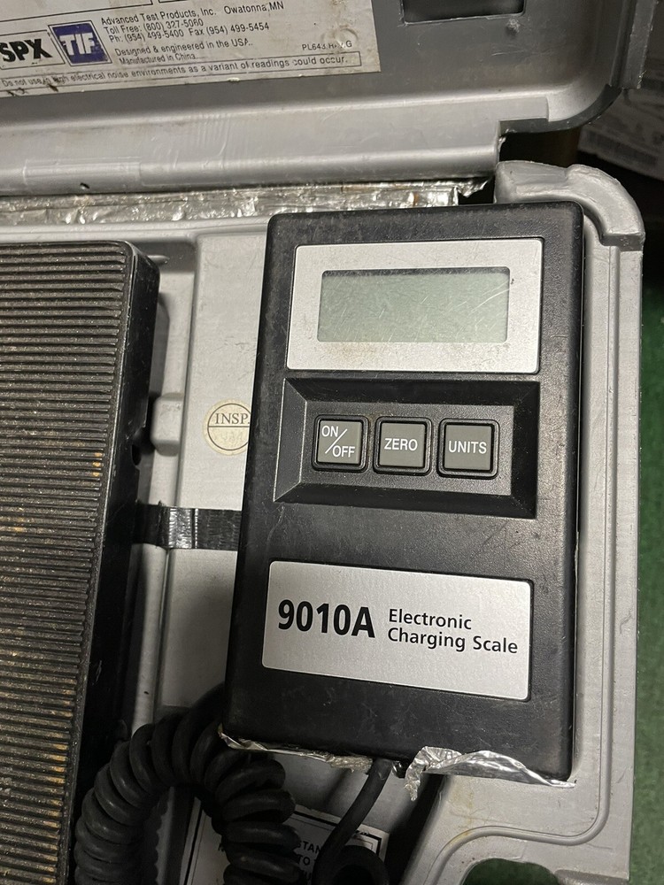 TIF 9010A Slimline Electronic Refrigerant Charging Scale 2c