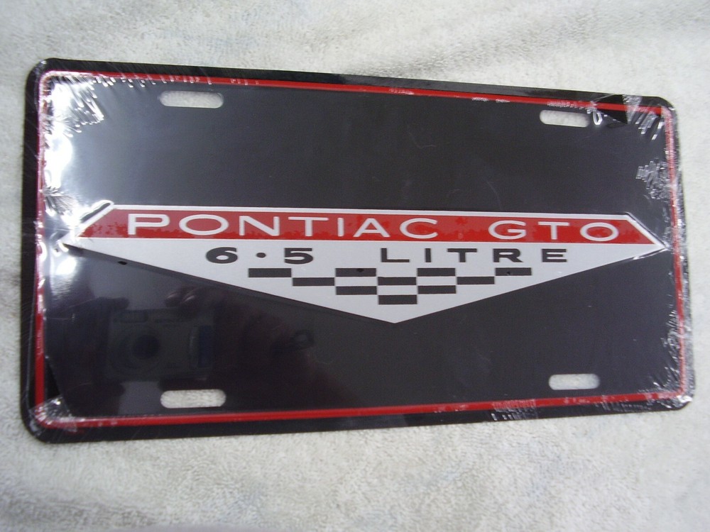 PONTIAC  GTO   LICENSE PLATE  NEW