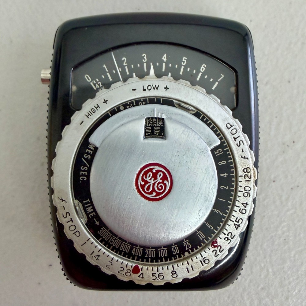 Weston Master II Model 735 Exposure Meter w/ Case + GE PR-1 Meter Manuals Bundle