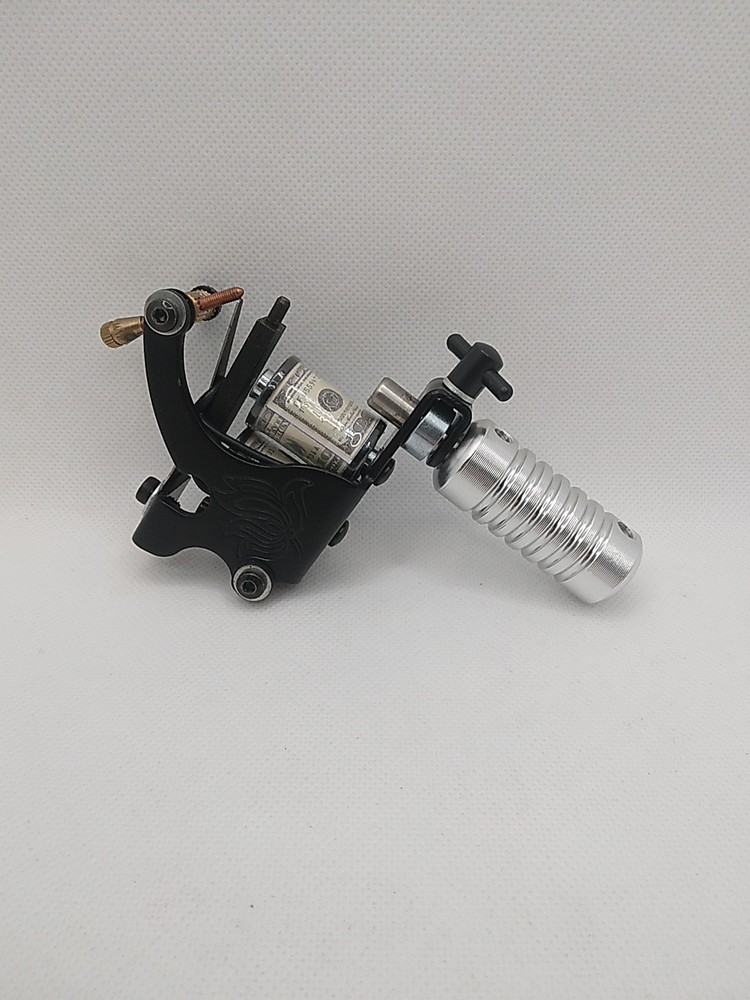 Dragonhawk Tattoo Machine Coil Gun Black Aluminum Adjustable