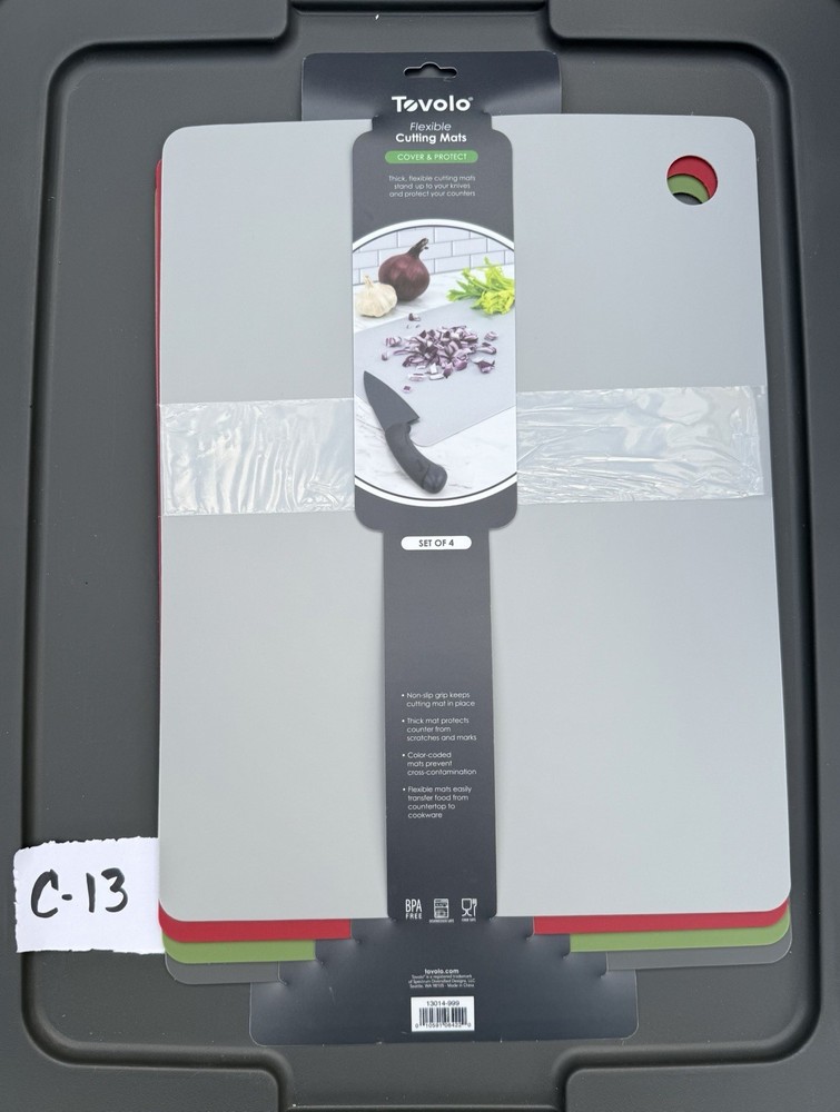 Tovolo Color Coded Flexible Cutting  Mats (4 Pack) Multicolor