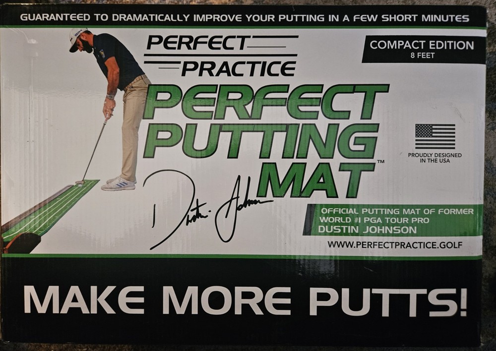 PERFECT PRACTICE Putting Mat Compact 8 Feet NEW