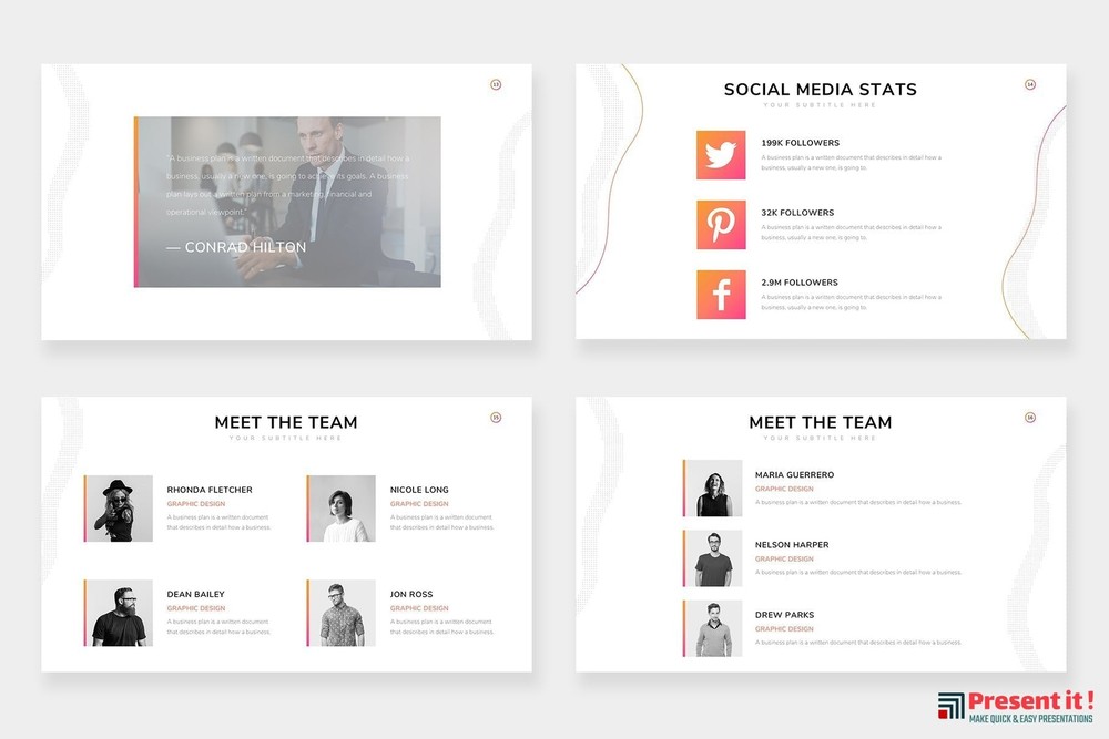 Company Profile Infographics Slides Templates